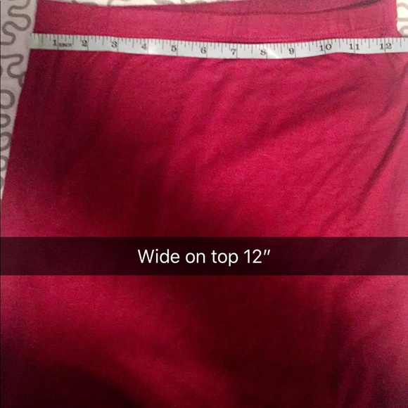 Pencil skirt burgundy and navy blue available - Picture 3 of 8